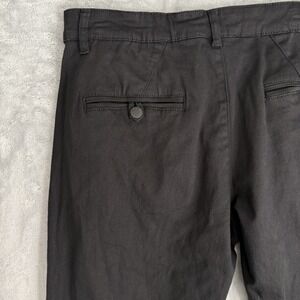 Fried Denim Slim Chino Pants Black Casual Everyday Size 34x32 (Fits 33x31)